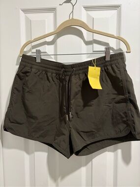 Men's CDLP Olive Drawstring Swim Trunks